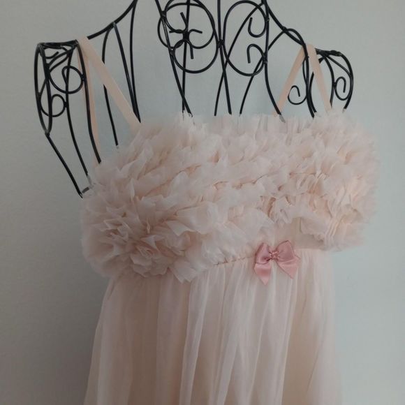 Frilly Japanese Bloomer Pink Coquette Slip - Picture 3 of 3